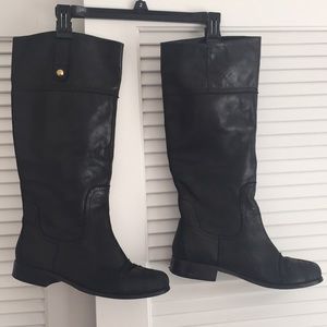 Leather boots